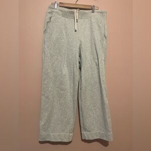 Everlane Wide-Leg crop sweatpants .